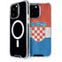 Croatia Flag Distressed iPhone 15 Pro Max MagSafe Case